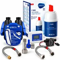 Neues Wasser BRITA Wasserfilter Untertisch Komplettset – Filterkopf + P1000 + Digiflow Filterwechselanzeige + Anschlüsse