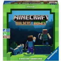 Ravensburger Minecraft Builders & Biomes Strategie-Brettspiel für 2–4 Spieler