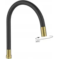 Invena SC-B1-337-L Flexible Wylewka Złoty Szczotkowany