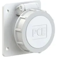 Pce 3922-10f87v CEE-Anbausteckdose gerade 75x85mm 32A 2p 24/42VDC IP66/IP67 TWIST 392210f87v