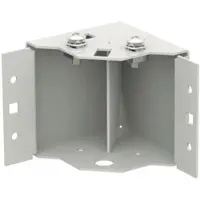 EFB Elektronik EFB PRO-SOE100F.GR 4 Sockelecken für PRO, fix, H=100 mm, RAL7035 PROSOE100FGR
