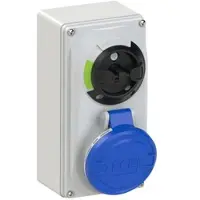 Pce 6115-9 CEE-Steckdose abschaltbar kompakt 16A 5p 9h IP44/IP54 61159