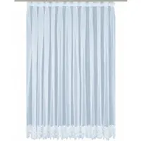 Wirth Gardine "Elvira" Gr. 13, weiß, B:300cm H:225cm, Sablé, Polyester, Gardinen, Gardine, gerader Store