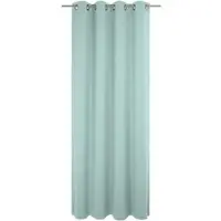 Adam Audio Vorhang ADAM "Uni Collection", blau (helltürkis), B:142cm H:235cm, Baumwolle (Bio-Baumwolle), Gardinen, Vorhang, Blickdichter aus 100% Bio-Baumwolle