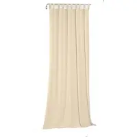 Wirth Vorhang "Newbury", beige, B:130cm H:175cm, Baumwolle, Polyester, Gardinen, Vorhang, nach Maß