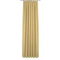 Adam Audio Vorhang ADAM "Uni Collection light", gelb (quitte), B:142cm H:395cm, Baumwolle (Bio-Baumwolle), Gardinen, Vorhang, aus 100% Bio-Baumwolle