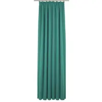 Adam Audio Vorhang ADAM "Uni Collection", blau (petrol), B:142cm H:145cm, Baumwolle (Bio-Baumwolle), Gardinen, Vorhang, aus 100% Bio-Baumwolle, Vorhang nach Wunschmaß