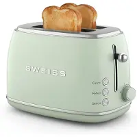 Sweiss Vintage-Toaster GRS7 - Grün