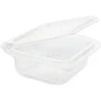 Franz mensch NATURESTAR Bio Salatschalen mit Deckel, Einwegschale mit Deckel aus transparentem PLA, 1 Packung = 50 Stück, 1 Liter, 6,7 cm hoch