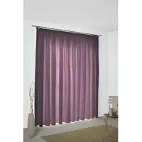 Wirth Vorhang "Bachfeld" Gr. 2, lila (beere), B:132cm H:175cm, Jacquard, Polyacryl, Gardinen, Vorhang
