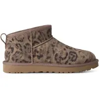 Ugg - Mit Wolle gefütterte Stiefel &ndash; Damen / Frau &ndash; Classic Ultra Mini - W Classic Ultra Mini Spotted Chestnut für Damen aus Leder - Größe