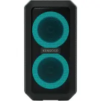 Kenwood AS-120BT, 20 W, Verkabelt & Kabellos, USB Typ-C, Tragbarer Stereo-Lautsprecher, Schwarz, Tower