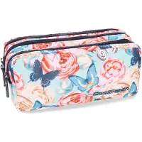 Sonstiges OOLPACK 3 ABTEIL Mäppchen Federmäppchen Schülermäppchen Schule Mädchen SCHMETTERLINGE
