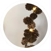 Dripio LED-Lichtschnur 1 m, dekorativ, tragbar, für Partys & Weihnachten