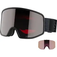 Salomon Skibrille Sentry Pro Sigma Unisex Black / Gun Metal / Silver Pink (+ zusätzliche Scheibe)