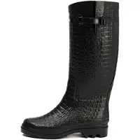 Aigle Gummistiefel Damen Aiglentine 2 Cr Schwarz-Schuhgröße 37