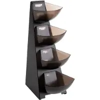 OEM Küchenregal Multi-Rack, 4-stufig, Edelstahl/Kunststoff, 1 l, 19x31x53 cm