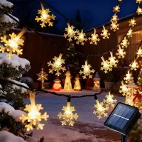Dripio Solar-Lichterkette 7 m, 50 LEDs, warmweiß, IP65, 8 Modi