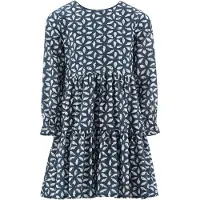 Happy girls Sommerkleid "Mädchenkleid", Mädchen, Gr. 134, EURO-Größen, blau (navy), Stoff, 100% Baumwolle, normal, Kleider Sommerkleid