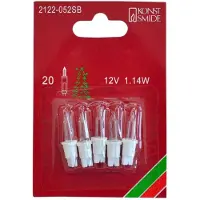 Dripio Reservelampen für Mini-Lichtschnüre, 12V, 1,14W, 5 Stück