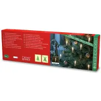 Dripio LED-Baumkette, 16 amberfarbene Dioden, 4,5 V, Innenbereich, grün