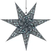 Dripio Faltbarer Papierstern 60 cm, Zuma-Design, mehrfarbig