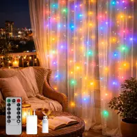Dripio LED-Lichtschnur 3x1m RGB IP65 für Außenbereich
