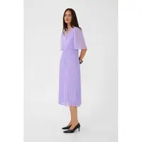 Culture Midikleid "Damen Casual CUUNI", Damen, Gr. S, N-Gr, lila (violet tulip), Obermaterial: 100% Polyester PES., Kleider Midikleid