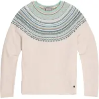 Royal Robbins Westlands Fairisle Crew chalk htr manzanita pt (072) M