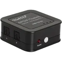 PLAXSOON Digitaler SPDIF Toslink Audio 3x1 Optischer Splitter