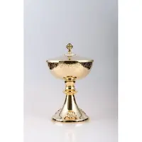 HECK Kirchenbedarf Ciborium vergoldet (Höhe 24 cm)