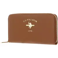 U.S. POLO ASSN. Geldbörse Stanford Zip Around Wallet Tan braun