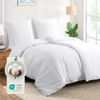 Trankielo – Bettwäsche-Set, 135x200 cm – Baumwolle, 4-teilig – Inklusive Bettbezug und Kopfkissenbezüge – -