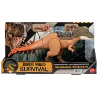 Mattel Jurassic World Gorgosaurus Dinosaurier-Actionfigur fast 38 cm mit Drehschwanz