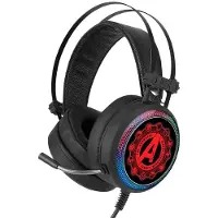 Ert Marvel Avengers Gaming-Headset mit 7.1 Virtual Surround, LED-Beleuchtung und flexiblem Mikrofon