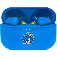OTL TECHNOLOGIES Sega Classic Sonic the Hedgehog Kabellose Kinder-Ohrhörer mit Ladecase