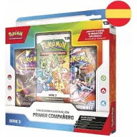 Nintendo Pokémon Sammelkartenspiel First Partner III Set mit Stickerbogen (spanische Ausgabe)