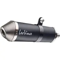 Leovince X-fight Black Edition Fantic Xe 50 21-24/xm 50 22-24 Homologierter Schalldämpfer