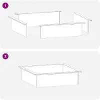 vidaXL Feuerstellenring Schwarz 90 x 90 x 25 cm Stahl