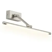 Gea Luce Gealuce GAP460C Wandleuchte in satiniertem Nickel, 12 W LED, 656 lm, 3000 K, indirektes Licht, ideal für die Innenbeleuchtung - Gealuce