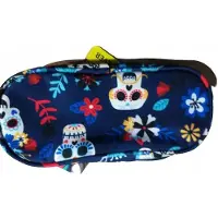 CoolPack Federmäppchen dunkelblau mit Blumenmuster