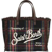 MC2 SAINT BARTH Colette Wool N Hand Bag With Strap tartan 61 emb (02549M) ONE SIZE