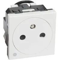 Legrand 278112L Mosaic Steckdose F/B Std antibakt beleuchtet erhöhter Berührungsschutz Farbe: AL