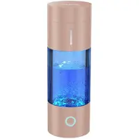 Dripio Wasserstoff-Wassergenerator-Flasche, SPE/PEM, 230 ml, gold, tragbar