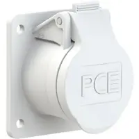 Pce 392-12f8v CEE-Anbausteckdose gerade 60x70mm 32A 2p 42VAC 50/60Hz IP44/IP54 TWIST 39212f8v