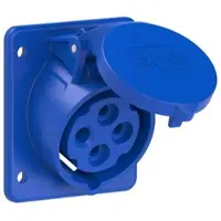 Pce 414-9ttf87 CEE-Anbausteckdose schräg (75x85mm) 16A 4p 9h IP44/IP54 TT 4149ttf87