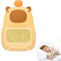 Dripio Capybara Kinderwecker mit Nachtlicht, dimmbar, USB-C, 2 Wecker