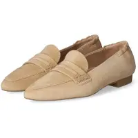 Paul green Damen Loafer Beige Rauleder Größe: 37,5