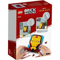 LEGO Brick Sketches Iron Man 40535, Bausatz, 8 Jahr(e), Kunststoff, 0 Stück(e), 263 g