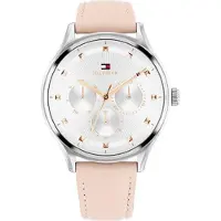 Tommy Hilfiger Gianna Uhr Silber mit Datum, Wochentag und 24-Stunden-Anzeige